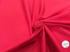 GABRDINE DE COTON ULTRA STRETCH LÉGÈREMENT STRIÉE ROUGE PAMPLEMOUSSE - My Little Coupon