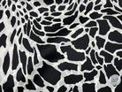 GAZAR DE SOIE IMPRIMÉ GIRAFE FOND BLANC - My Little Coupon - tissu - coudre