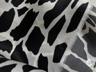 GAZAR DE SOIE IMPRIMÉ GIRAFE FOND BLANC - My Little Coupon - tissu - coudre