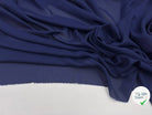 GEORGETTE BLEU MARINE - My Little Coupon - tissu - coudre