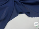 GEORGETTE BLEU MARINE - My Little Coupon - tissu - coudre