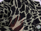 GEORGETTE DE SOIE IMPRIMÉ GIRAFE FOND VERT AMANDE - My Little Coupon - tissu - coudre
