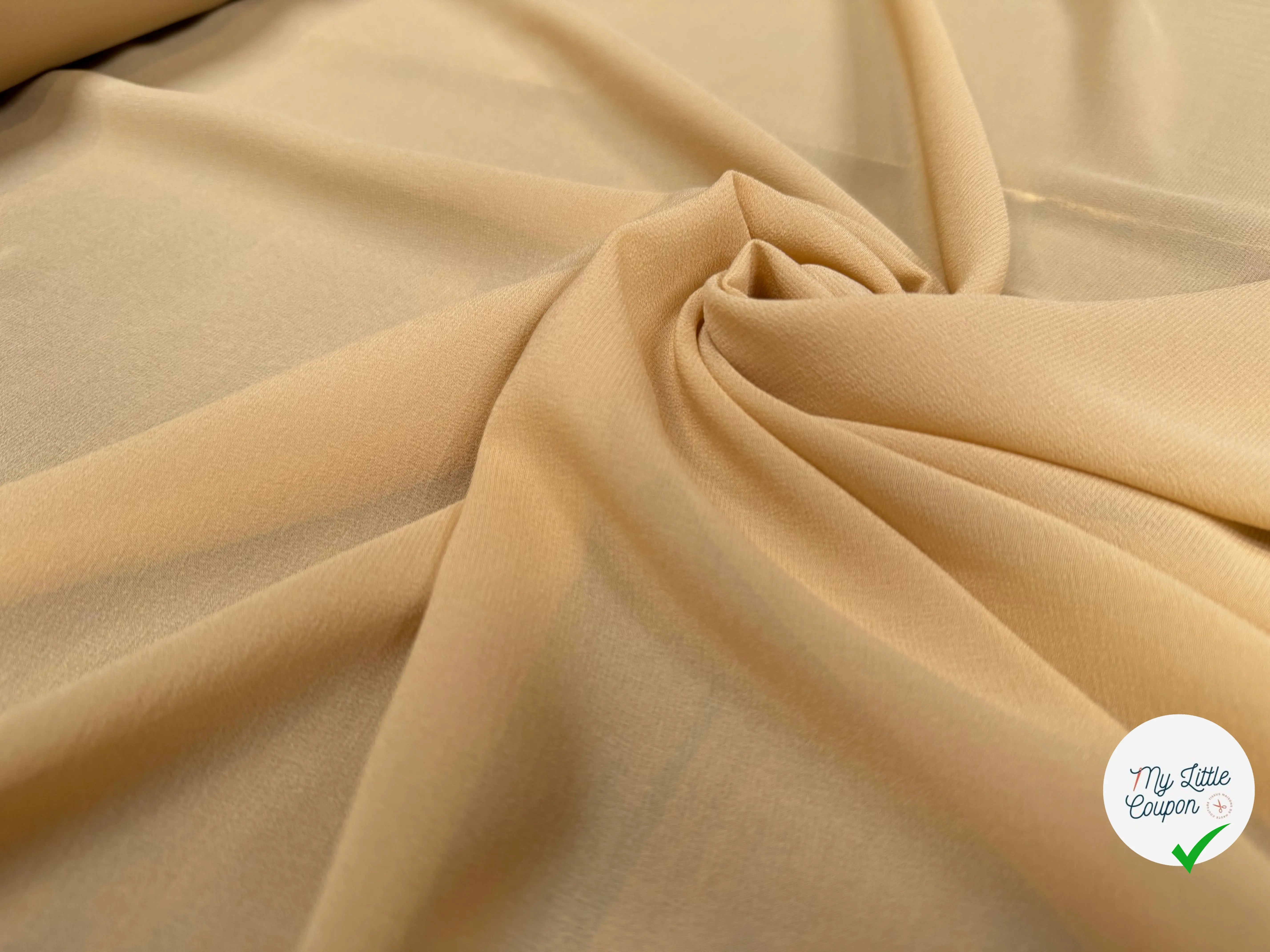 GEORGETTE DE SOIE, Beach Beige - My Little Coupon