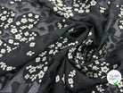 GEORGETTE DÉVORÉE FALL FLOWER - My Little Coupon - tissu - coudre
