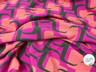 GEORGETTE IMPRIMÉ SIXTIES ADDICT - My Little Coupon - tissu - coudre