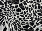 GEORGETTE SOIE IMPRIMÉ GIRAFE FOND BLANC - coupon de tissu de 3 mètres - My Little Coupon - tissu - coudre