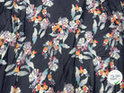 GEORGETTE VISCOSE IMPRIMÉ BLACK GARDEN - My Little Coupon - tissu - coudre