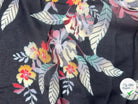 GEORGETTE VISCOSE IMPRIMÉ BLACK GARDEN - My Little Coupon - tissu - coudre