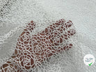 GUIPURE FLORALE BLANC - coupon de tissu de 3 mètres - My Little Coupon - tissu - coudre