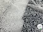 GUIPURE FLORALE BLANC - coupon de tissu de 3 mètres - My Little Coupon - tissu - coudre