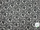 GUIPURE FLORALE NOIRE - My Little Coupon - tissu - coudre