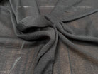 HAMMERED SILK GAUZE, Black - My Little Coupon