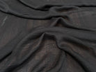 HAMMERED SILK GAUZE, Black - My Little Coupon