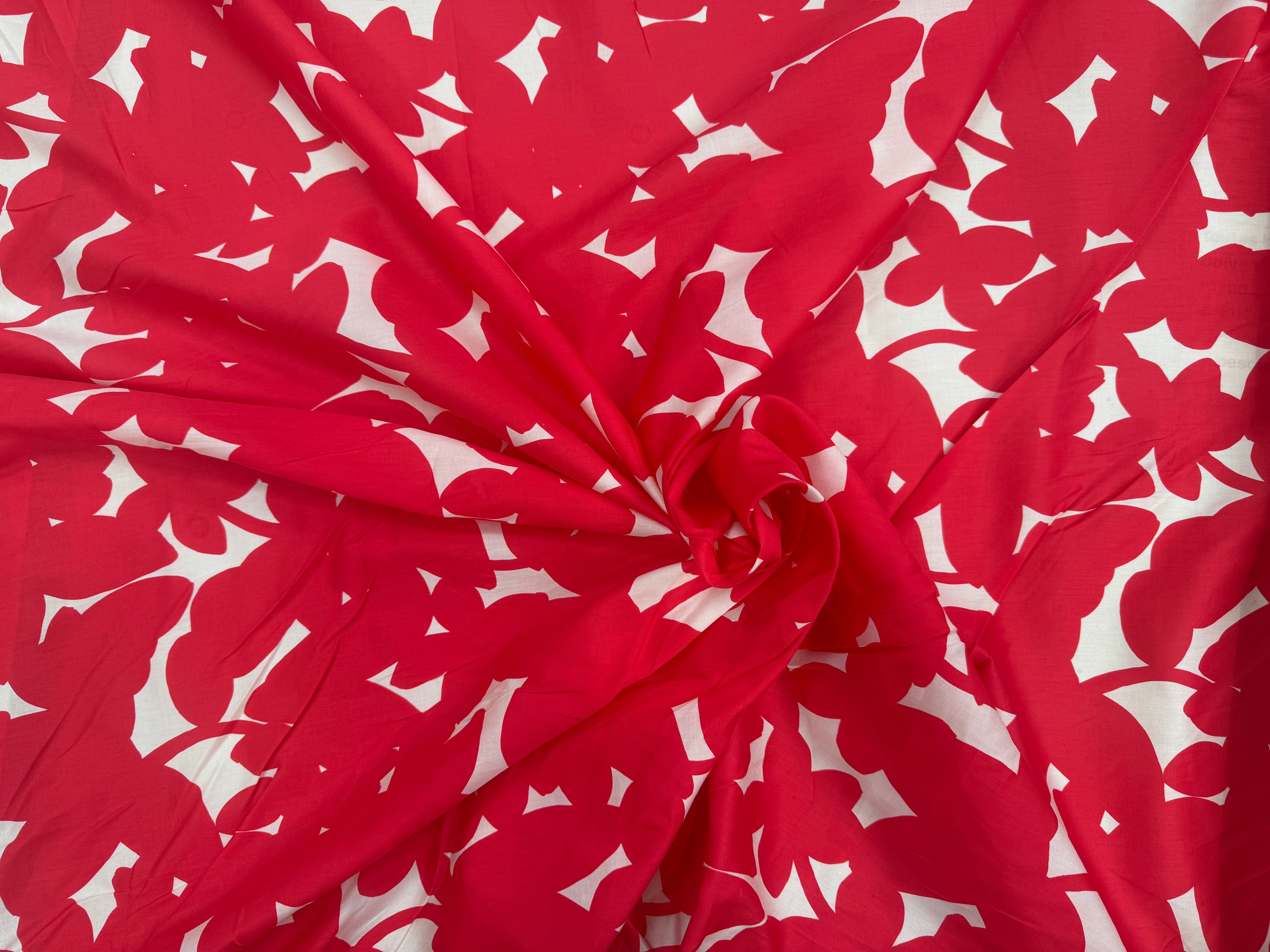 Tissu coton ombres rouge My Little Coupon