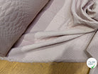 JACQUARD 60% ACETATE 31% POLYAMIDE 9% VISCOSE MOTIF LOSANGE ROSE PALE - My Little Coupon