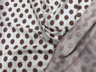 JACQUARD À GROS POIS ET FIL LUREX VIEUX ROSE - My Little Coupon