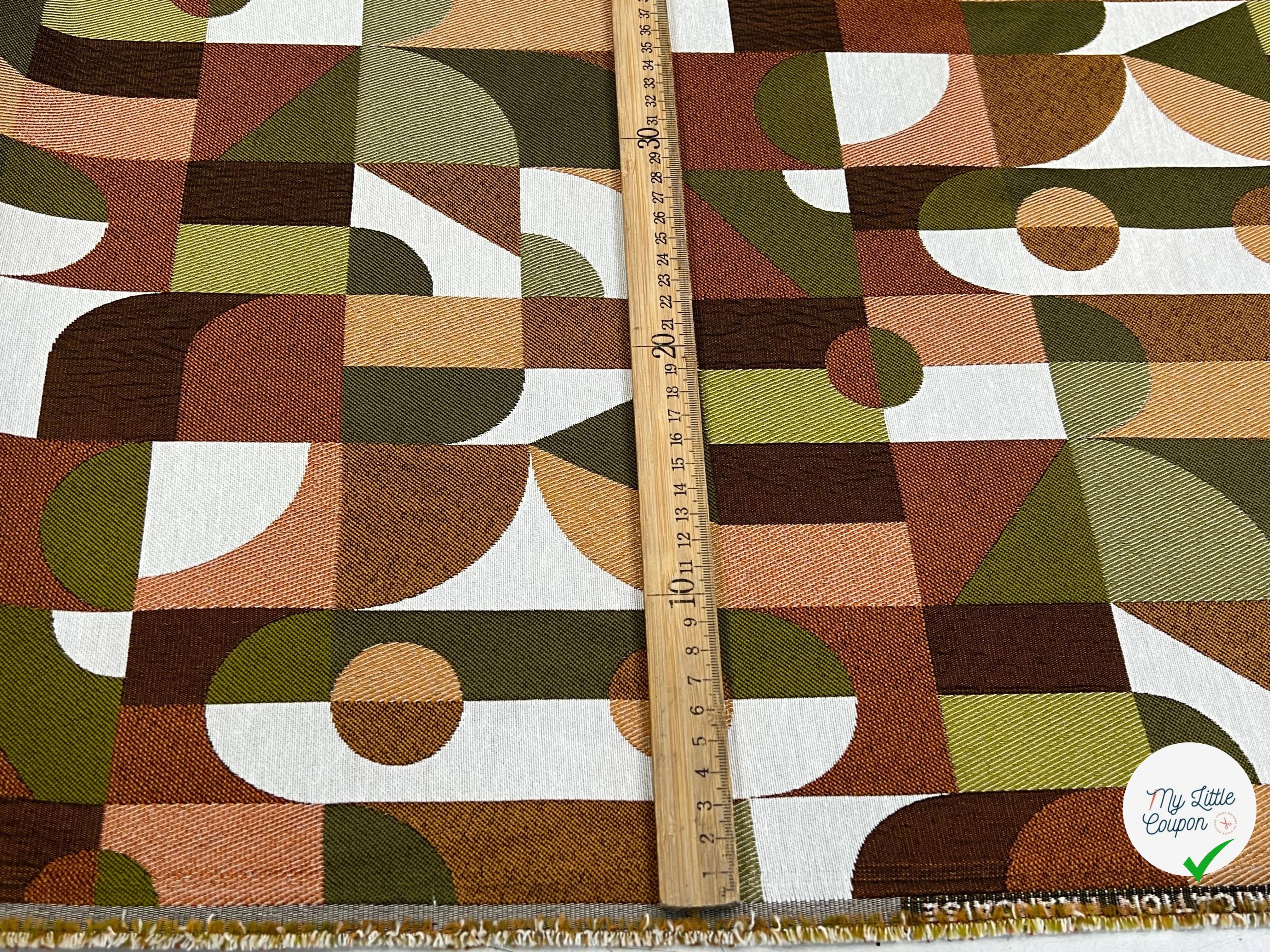 JACQUARD ABSTRACT ALLOVER BRONZE 140 CM - My Little Coupon