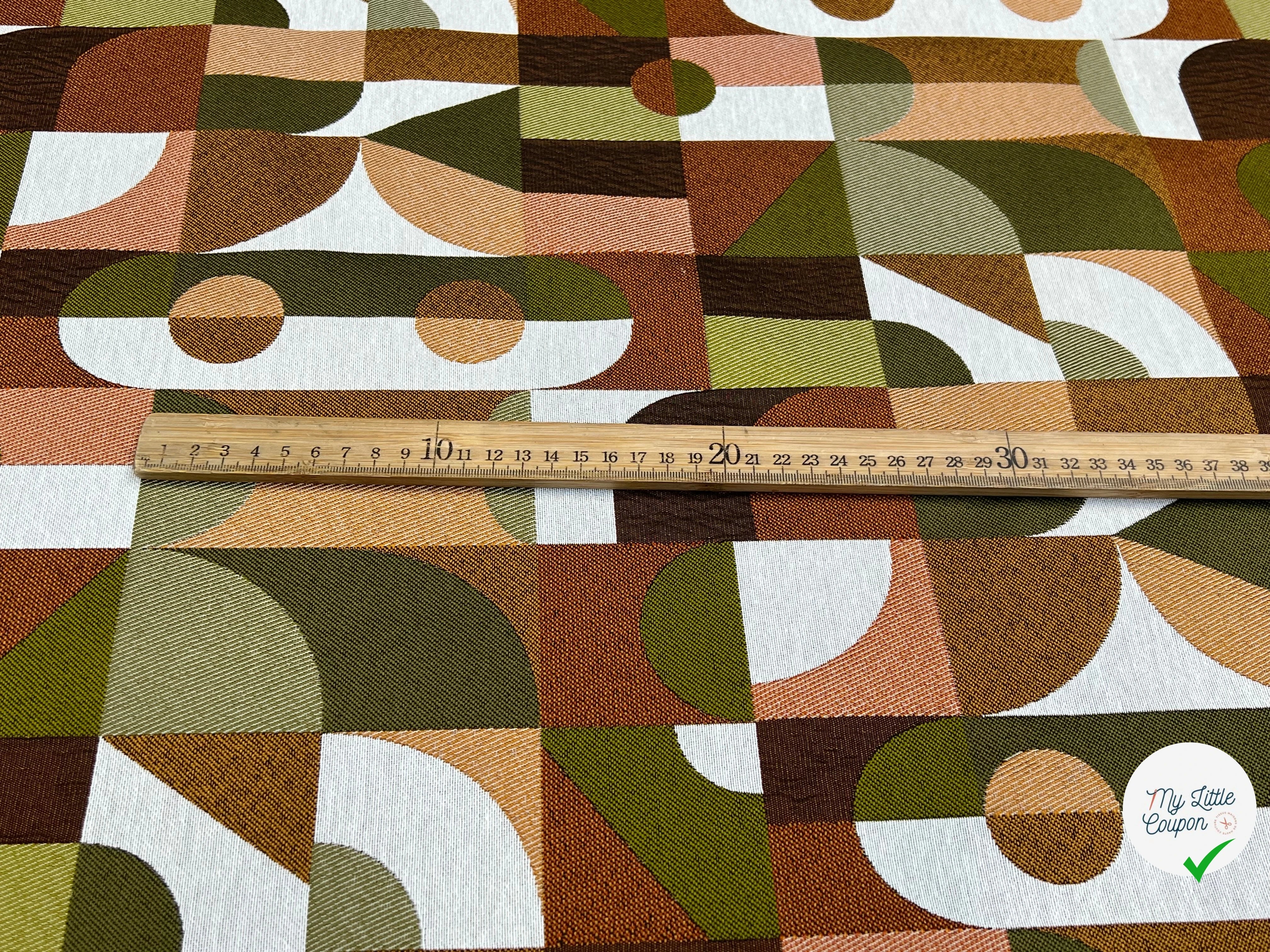 JACQUARD ABSTRACT ALLOVER BRONZE 140 CM - My Little Coupon