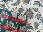 JACQUARD BOSPHORE ALLOVER BLANC ÉMERAUDE 140 CM - My Little Coupon
