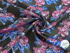 JACQUARD BOUQUET EFFET TAPISSERIE - My Little Coupon - tissu - coudre