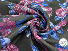 JACQUARD BOUQUET EFFET TAPISSERIE - My Little Coupon - tissu - coudre