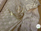 JACQUARD BROCA ARGENTÉ EMPERIAL MOTIFS BEIGE MINÉRAL - My Little Coupon