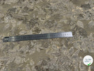 JACQUARD BROCA ARGENTÉ EMPERIAL MOTIFS FLORAUX BEIGE - My Little Coupon