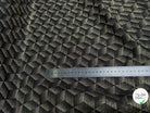 JACQUARD BROCA ARGENTÉ MOTIFS GÉOMETRIQUES - My Little Coupon