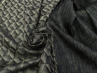 JACQUARD BROCA ARGENTÉ MOTIFS GÉOMETRIQUES - My Little Coupon