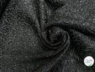 JACQUARD BROCART BLACK  44% VISCOSE - My Little Coupon