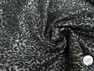 JACQUARD BROCART BLACK & SILVER 44% VISCOSE - My Little Coupon