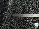 JACQUARD BROCART BLACK & SILVER 44% VISCOSE - My Little Coupon