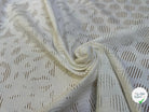 JACQUARD BRODÉ POLYCOTON BLANC - My Little Coupon