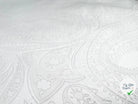 JACQUARD CACHEMIRE BLANC NEIGE - My Little Coupon - tissu - coudre