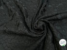 JACQUARD CLOQUÉ BLACK MOTIF FLORAL - My Little Coupon