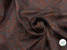 JACQUARD CLOQUÉ MARRON ET GRIS - My Little Coupon