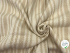 JACQUARD COTON CHEVRON CAPPUCCINO - coupon de tissu de 3 mètres - My Little Coupon - tissu - coudre