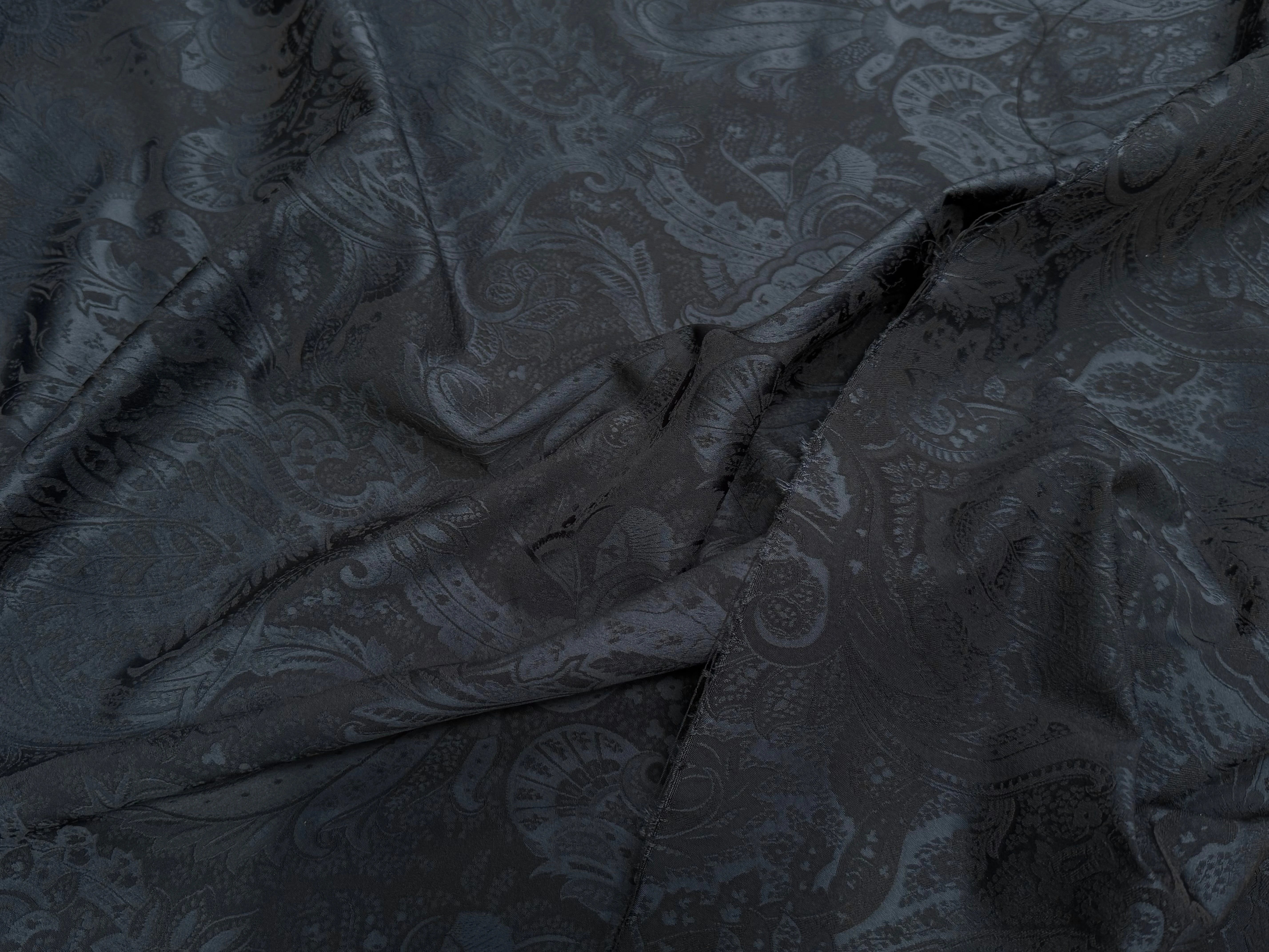 JACQUARD COUTURE PAISLEY IMPÉRIAL GRIS BLEU - My Little Coupon