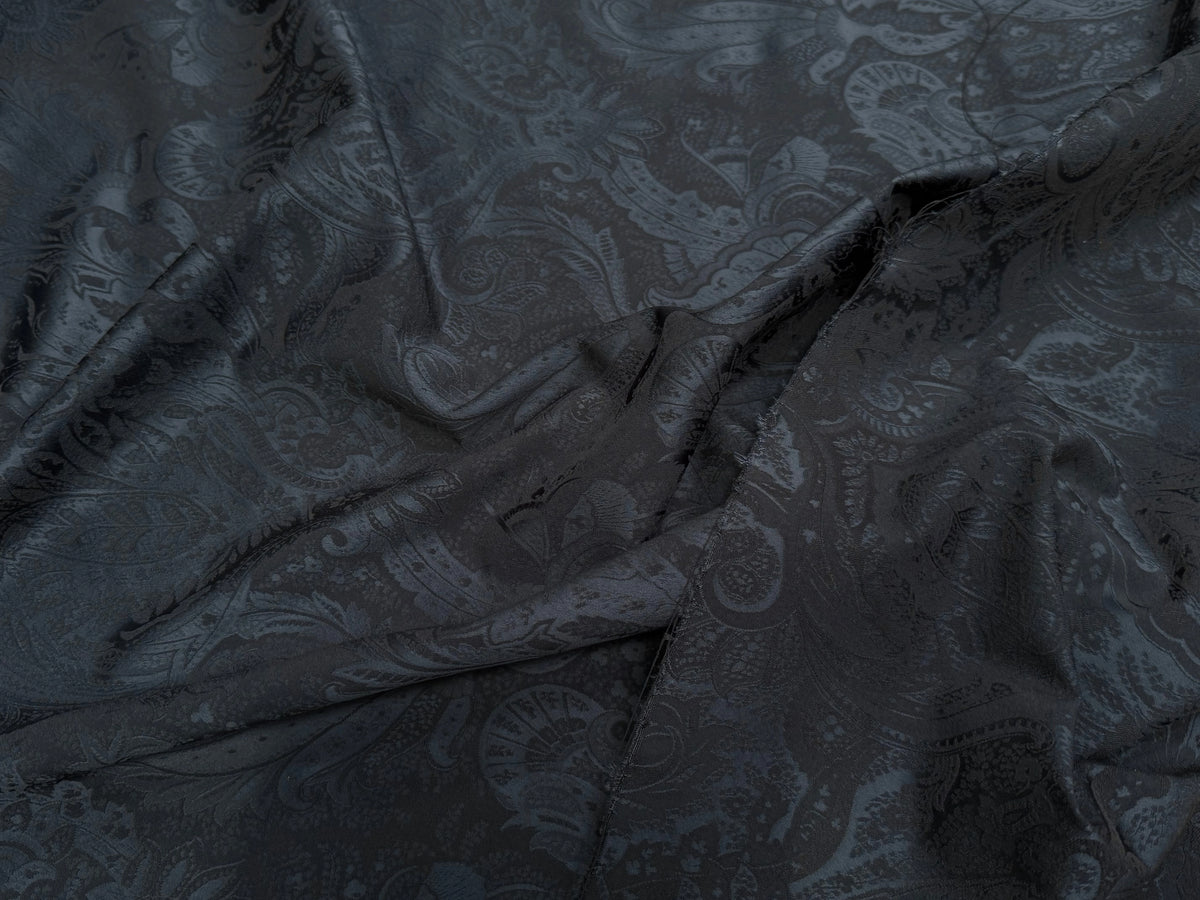 JACQUARD COUTURE PAISLEY IMPÉRIAL GRIS BLEU - My Little Coupon