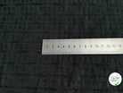 JACQUARD DE LAINE MOTIF GÉOMETRIQUE NOIR - My Little Coupon