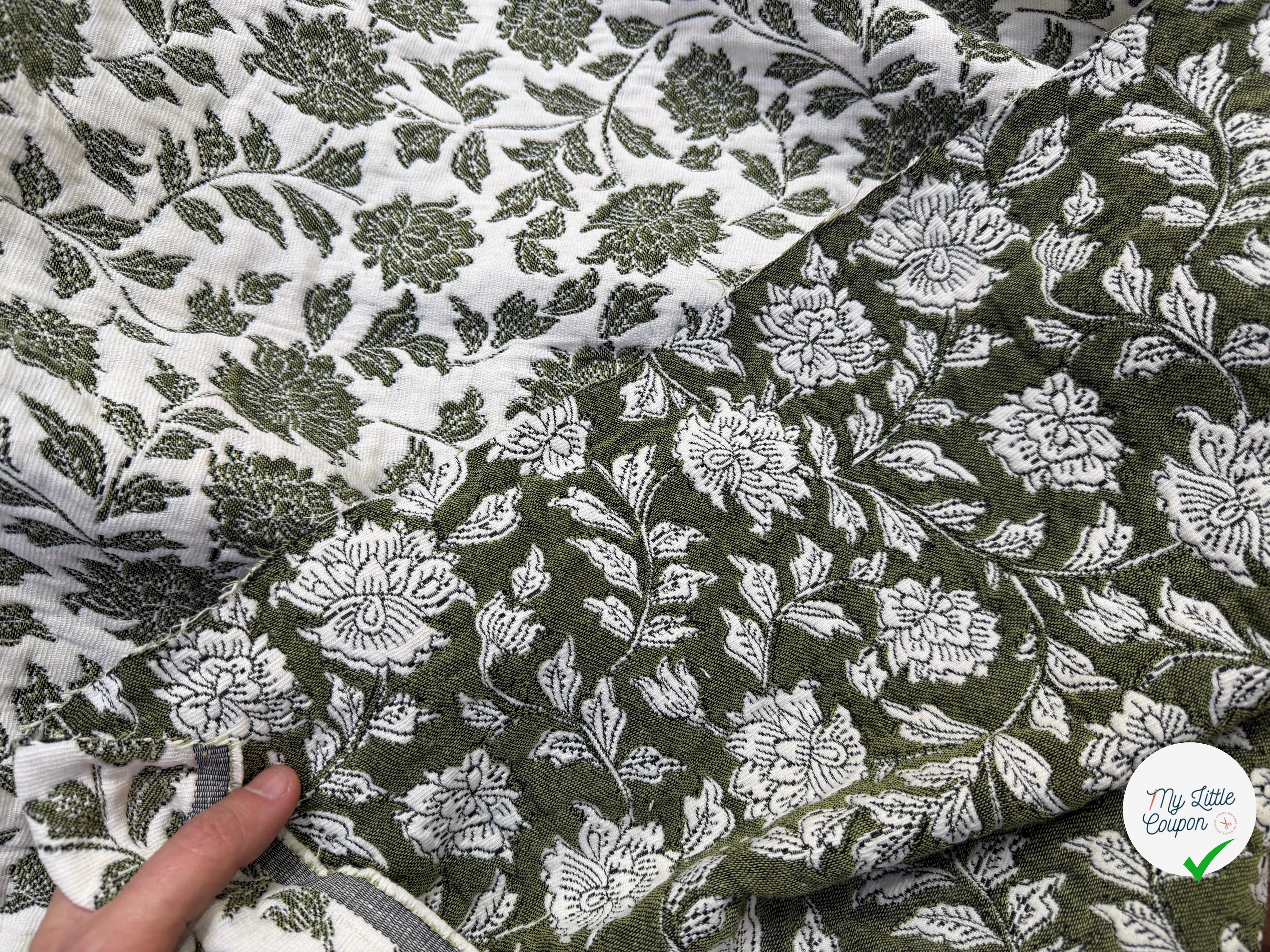 JACQUARD DEEPSI MADE IN FRANCE BLANC KAKI - My Little Coupon