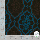Jacquard ethnique vert armée - texture