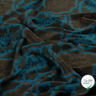 Jacquard ethnique vert armée - mise en situation