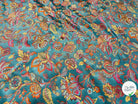 JACQUARD INAYA ALLOVER CIEL TISSE TEINT 140 CM MADE IN FRANCE - My Little Coupon