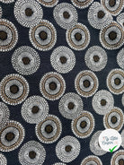 JACQUARD JOJOBA ALLOVER MARINE 140 CM MADE IN FRANCE 🇫🇷 - My Little Coupon