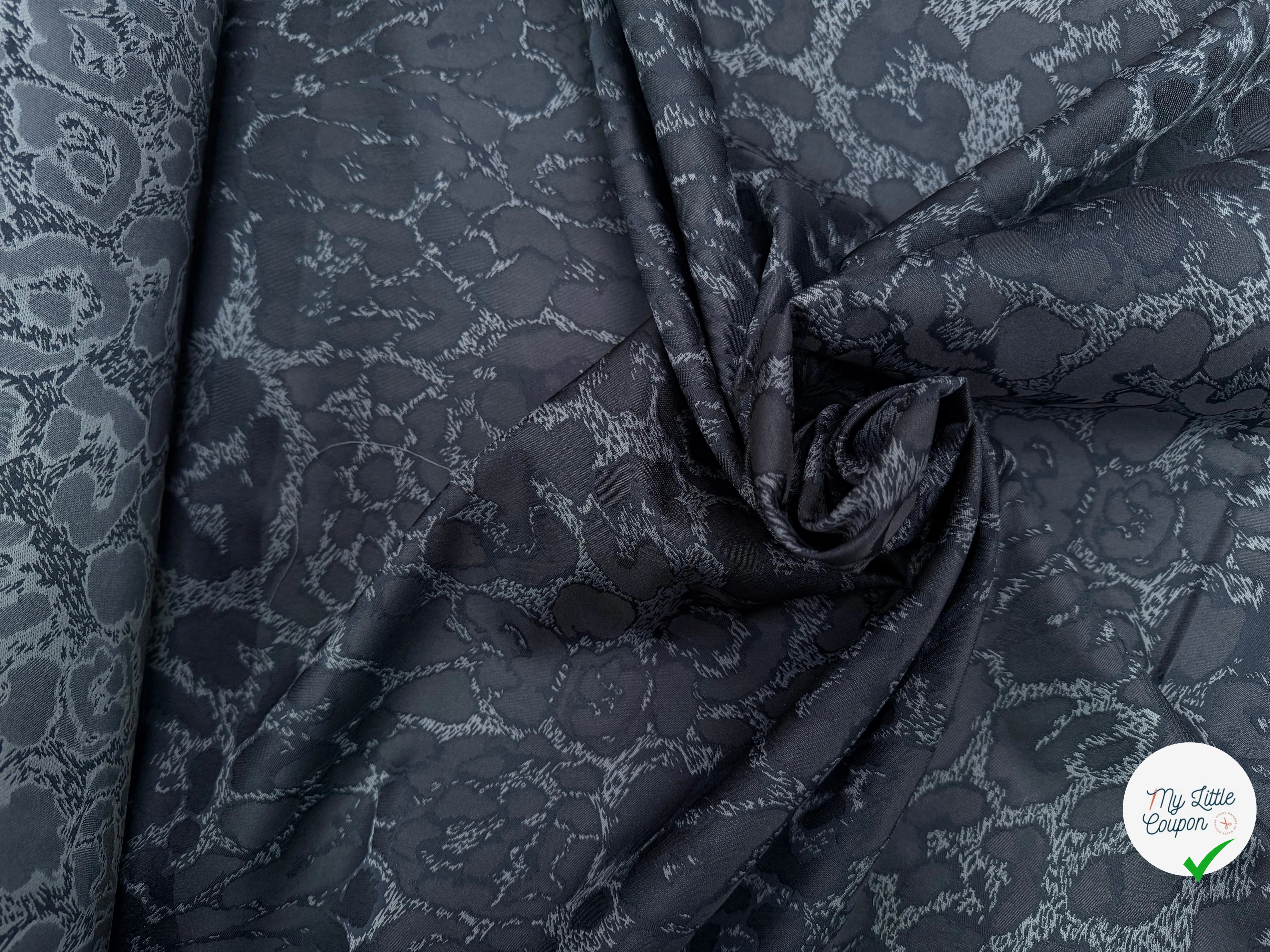 JACQUARD LEOPARD 28% SOIE INDIA - My Little Coupon