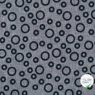 JACQUARD LIN COTON CERCLES DENIM — 55% LIN 45% COTON - My Little Coupon