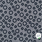 JACQUARD LIN COTON CERCLES DENIM — 55% LIN 45% COTON - My Little Coupon