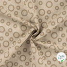 JACQUARD LIN COTON CERCLES SABLE — 55% LIN 45% COTON - My Little Coupon