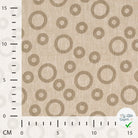 JACQUARD LIN COTON CERCLES SABLE — 55% LIN 45% COTON - My Little Coupon